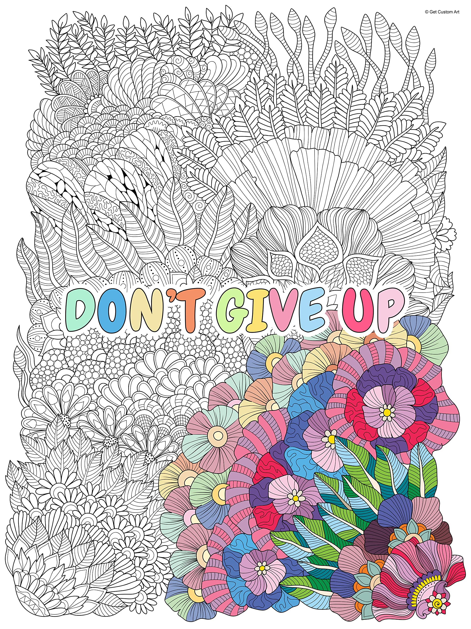 50 Best Printable Inspirational Quote Coloring Pages - World of ... -  Worksheets Library, image size:1920x2560