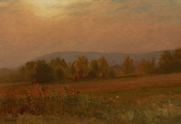 Albert Bierstadt - Autumn Landscape, New England