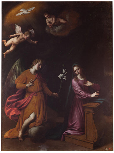 Alessandro Turchi (L'Orbetto) - The Annunciation - Get Custom Art