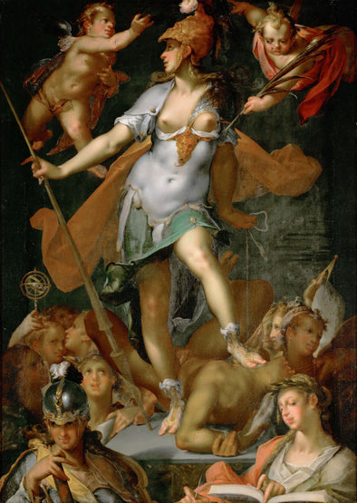 Bartholomeus Spranger - Minerva triumphs over Ignorance