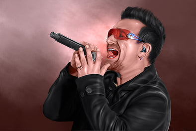 Bono Digital Painting - Get Custom Art