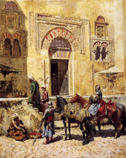 Edwin Lord Weeks - Entering the Mosque-Reproduction-Get Custom Art