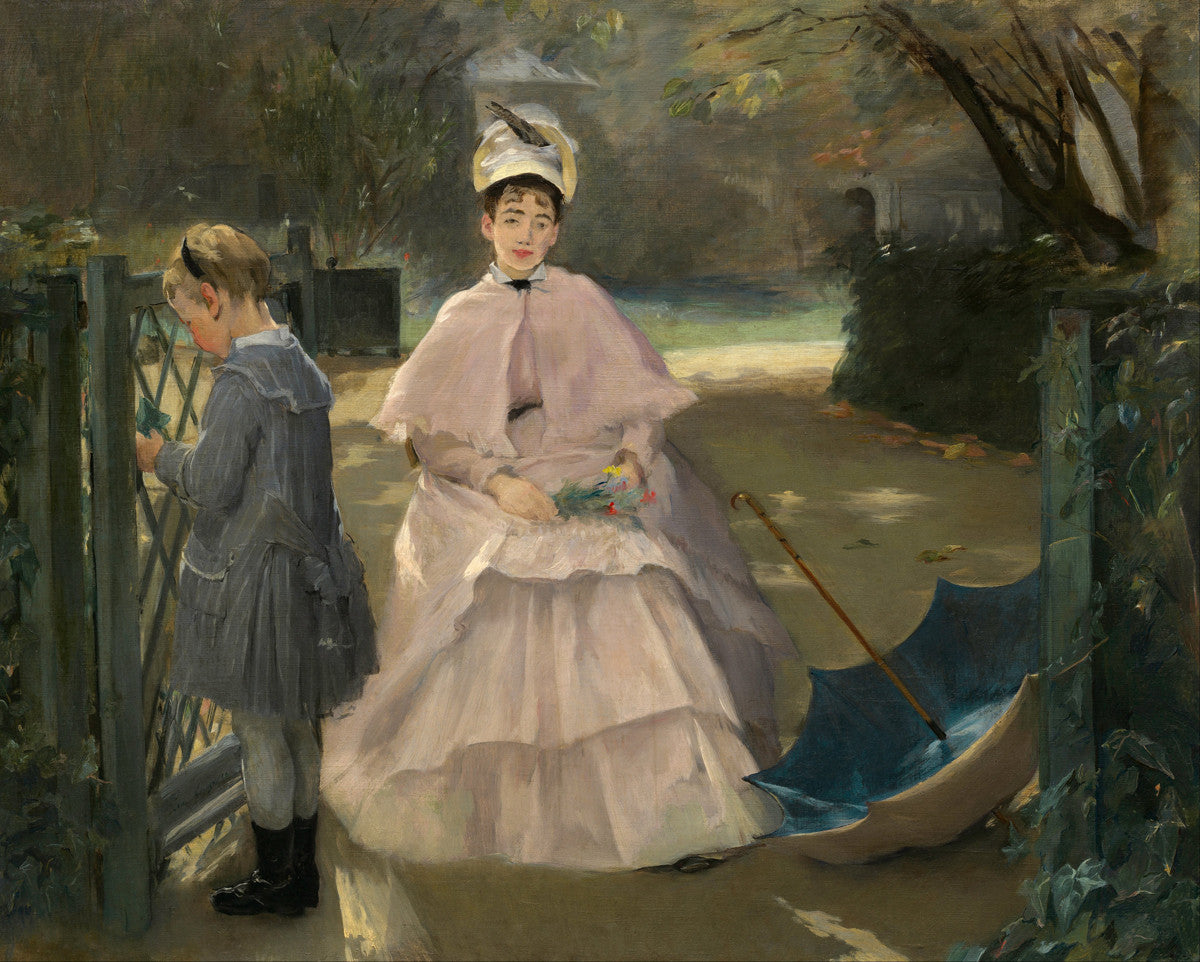 Eva Gonzalès - Nanny And Child-Reproduction-Get Custom Art