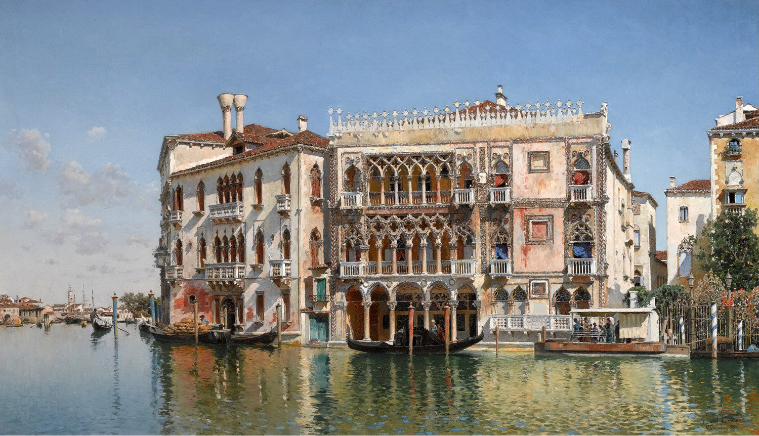 Federico del Campo - The Ca D'Oro, Venice-Reproduction-Get Custom Art