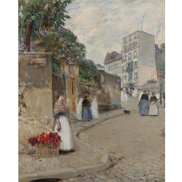 Frederick Childe Hassam - Rue Montmartre, Paris