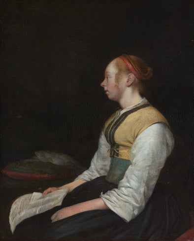 Gerard ter Borch - Sitting Young Woman