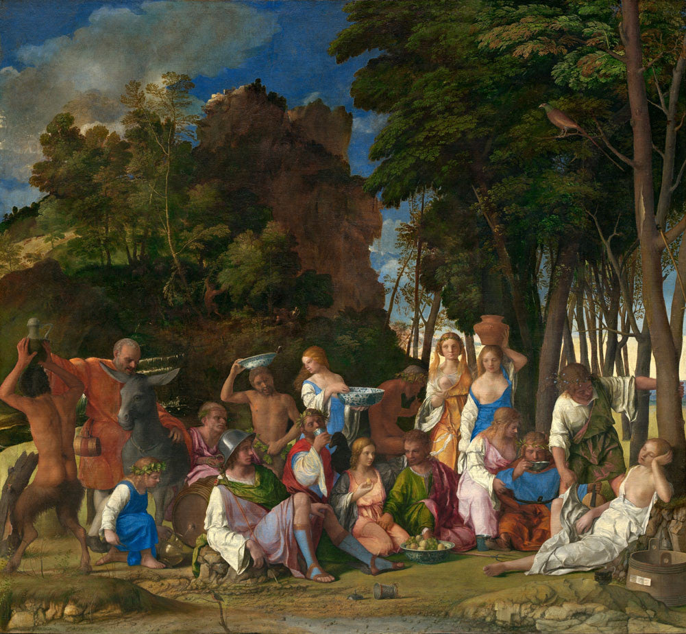 Giovanni Bellini - The Feast of the Gods-Reproduction-Get Custom Art