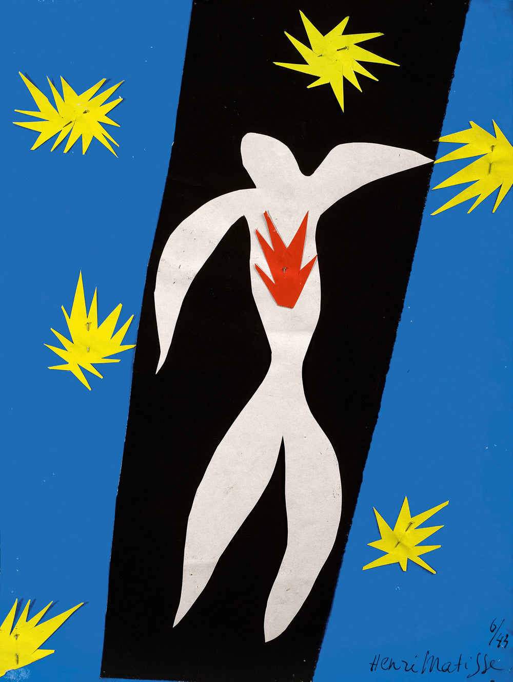 Henri Matisse - The Fall of Icarus Canvas & Poster Wall Art | Get