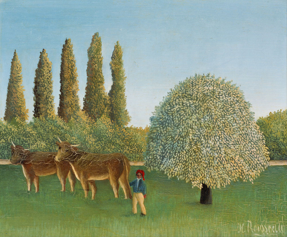 Henri Rousseau - Meadowland-Reproduction-Get Custom Art