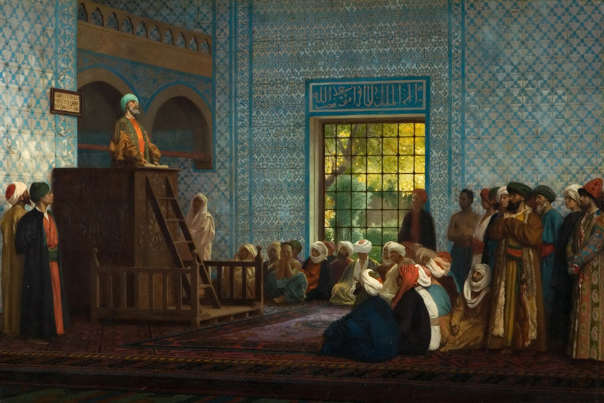 Jean-Léon Gérôme - Sermon in the Mosque-Reproduction-Get Custom Art