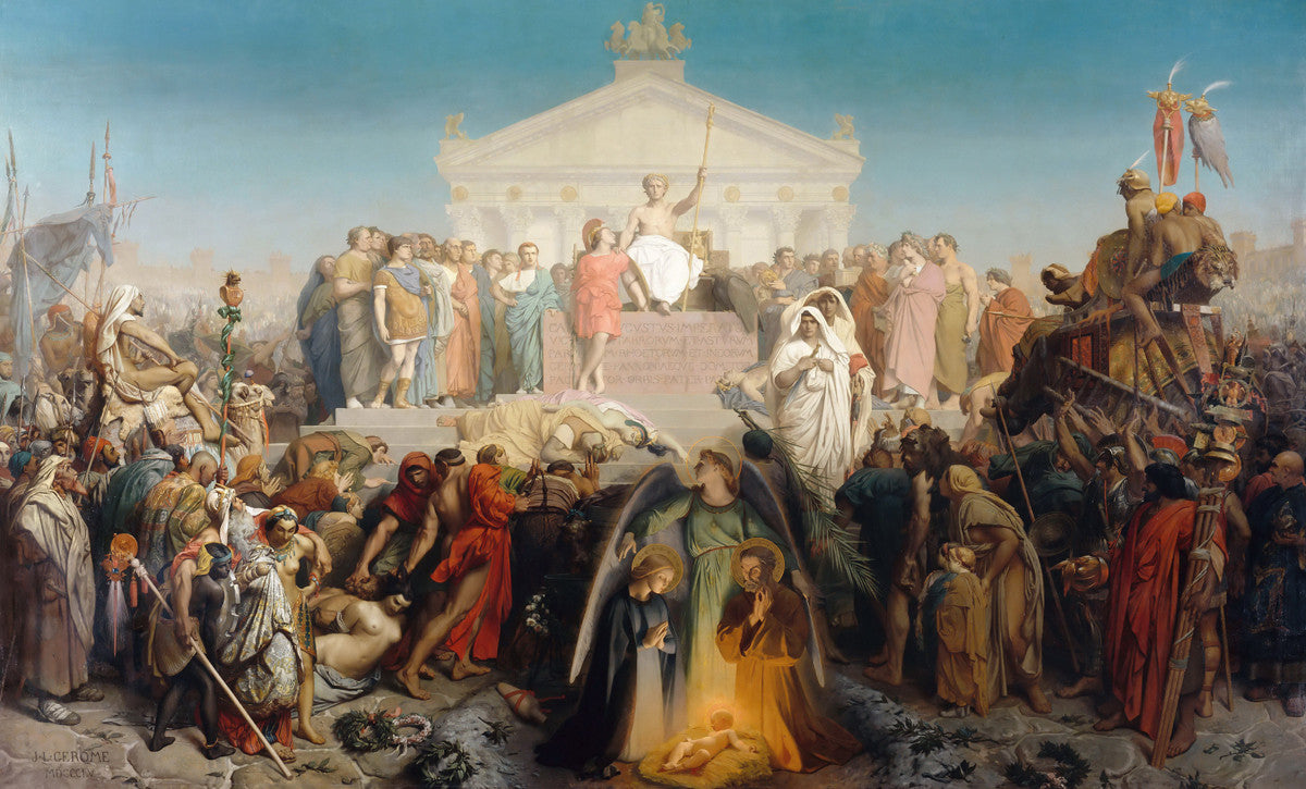 Jean-Léon Gérôme - The Age of Augustus and the Birth of Jesus Christ-Reproduction-Get Custom Art