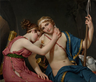 Jacques-Louis David - The Farewell of Telemachus and Eucharis