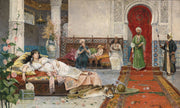 John Frederick Lewis - A Slave for the Harem-Reproduction-Get Custom Art