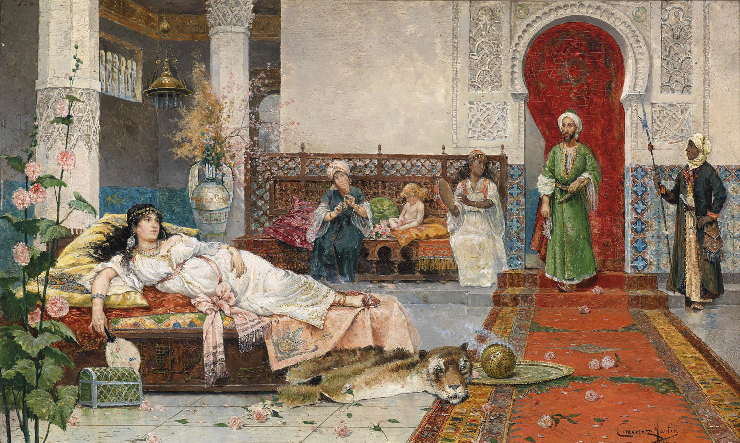 John Frederick Lewis - A Slave for the Harem-Reproduction-Get Custom Art