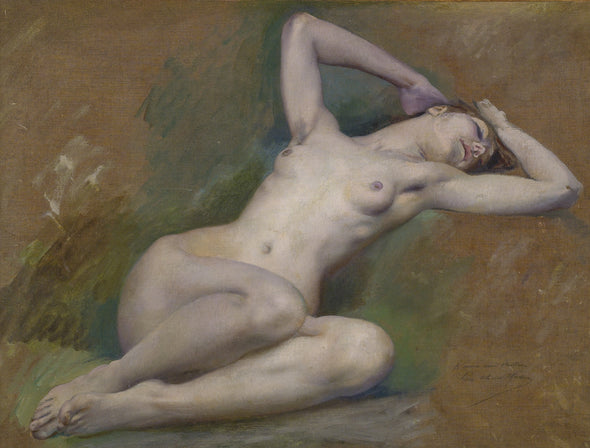 Luc-Olivier Merson - Study for the figure of Spring