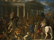 Nicolas Poussin - The Destruction and Sack of the Temple of Jerusalem-Reproduction-Get Custom Art