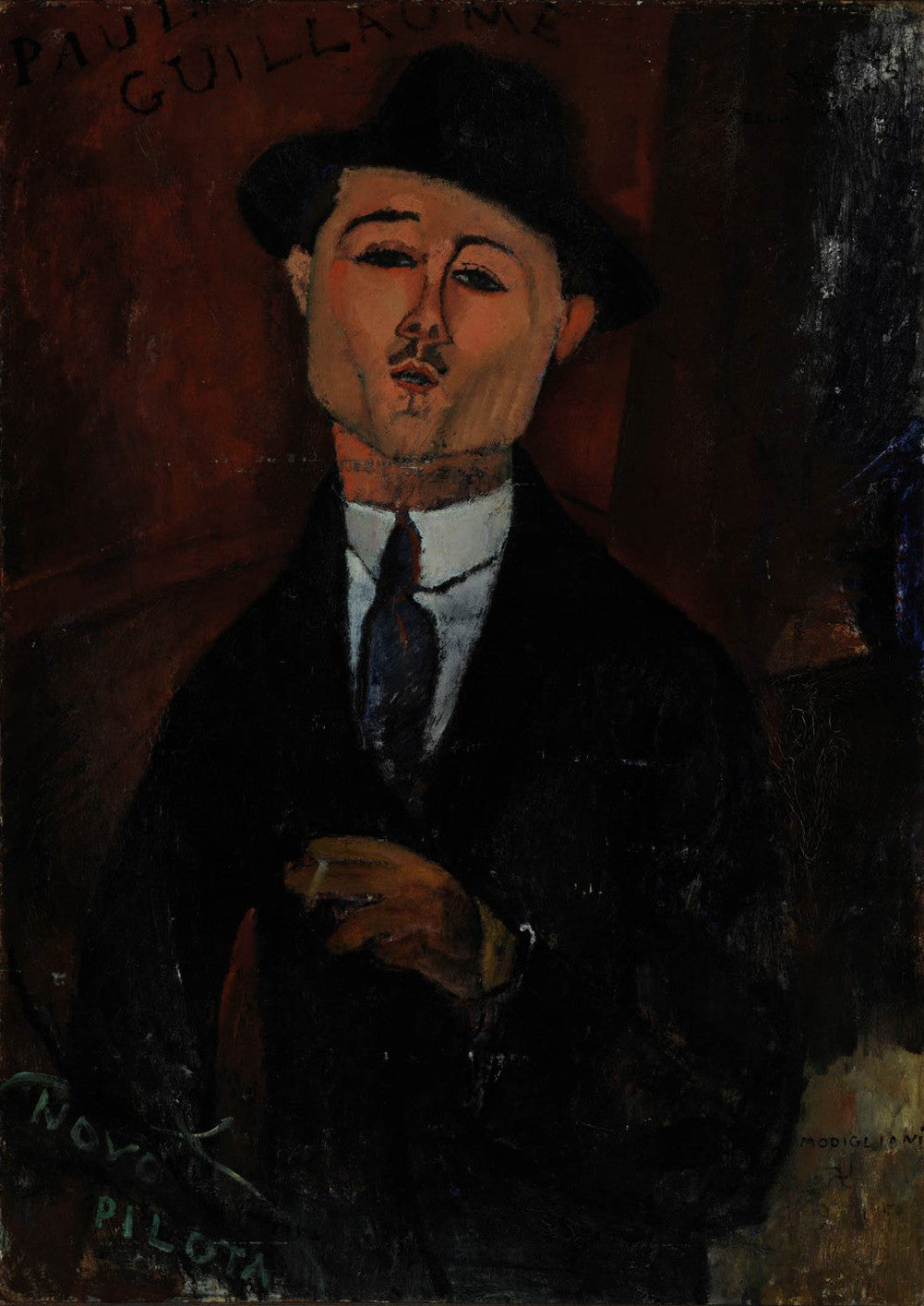 Amedeo Modigliani - Paul Guillaume, Novo Pilota-Reproduction-Get Custom Art
