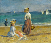 Pierre-Auguste Renoir - Figures on the Beach-Reproduction-Get Custom Art