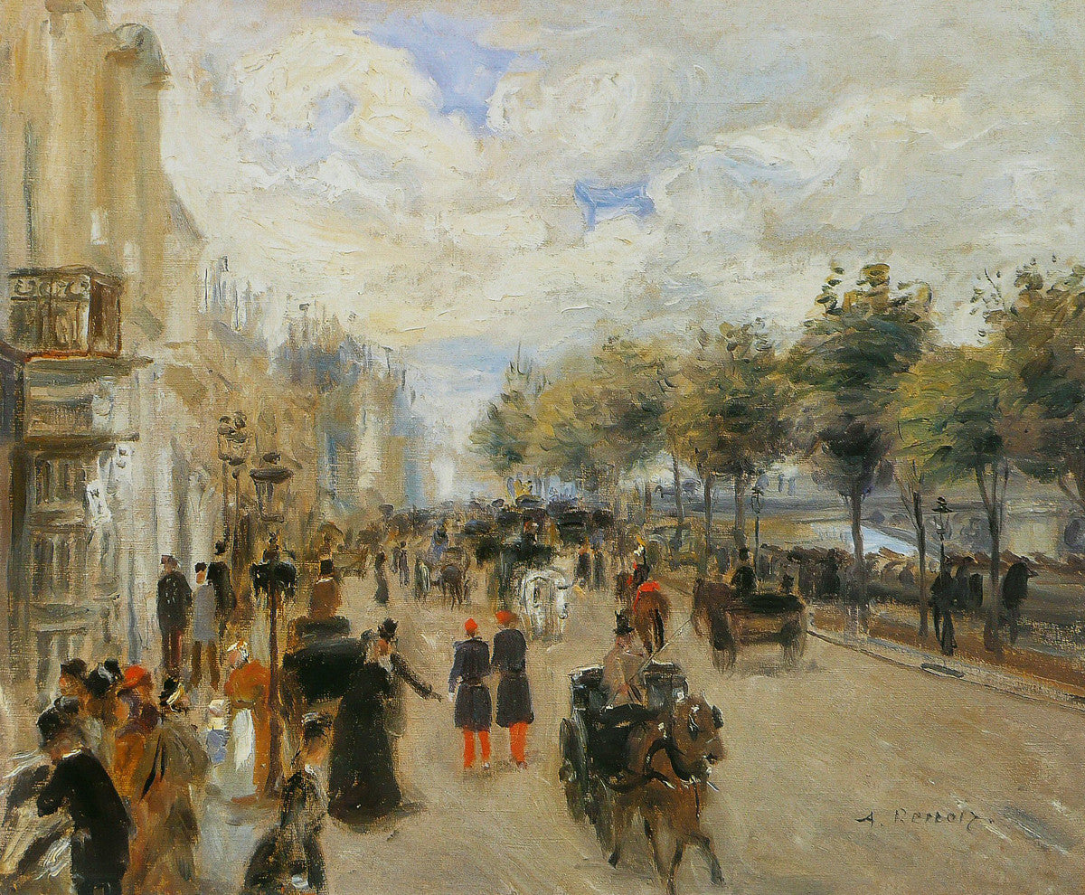 Pierre-Auguste Renoir - Paris, le quai Malaquais Canvas & Poster