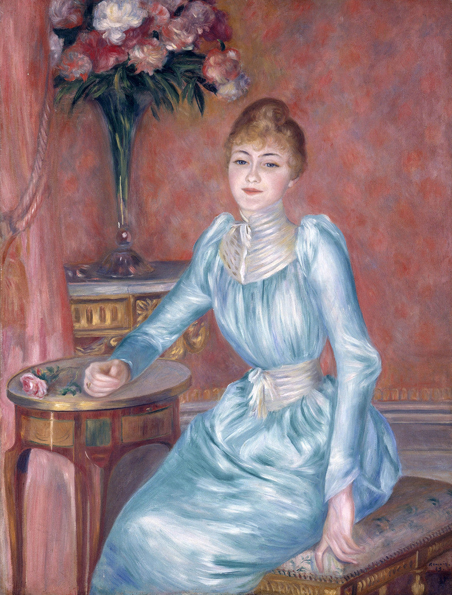 Pierre-Auguste Renoir - Portrait of Madame Bonnieres Canvas & Poster Wall  Art