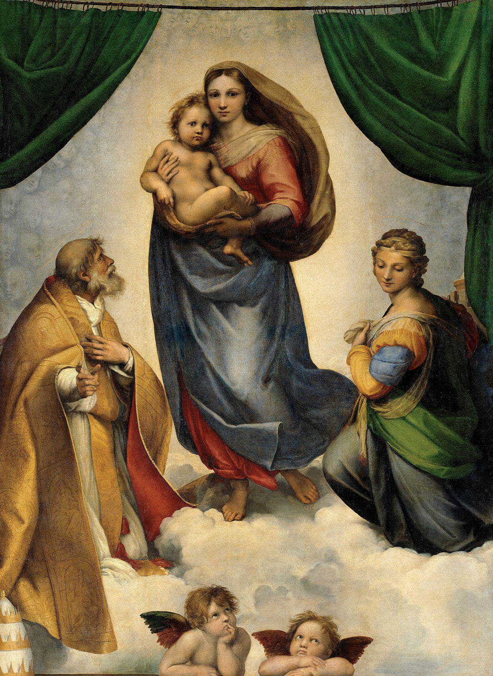 Raphael - The Sistin Madonna-Reproduction-Get Custom Art