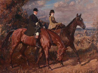Sir Alfred James Munnings - Going to the meet, Captain