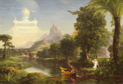 Thomas Cole - The Voyage of Life (Youth)