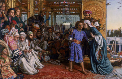 William Holman Hunt - Finding the Savior in the Temple