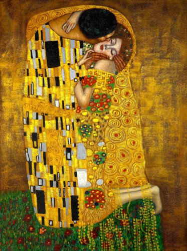 Get Custom Art - Gustav Klimt, The Kiss - Famous Paintings Wall Art Décor