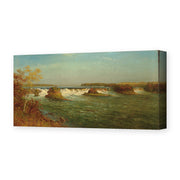 Albert Bierstadt's 'The Falls of Saint Anthony' painting reproduced as a gallery-wrapped canvas print