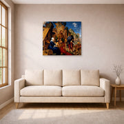 Albrecht Durer - Adoration of the Magi - gallery wrap lifestyle living room 1