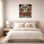 Albrecht Durer - Adoration of the Trinity - gallery wrap lifestyle bedroom