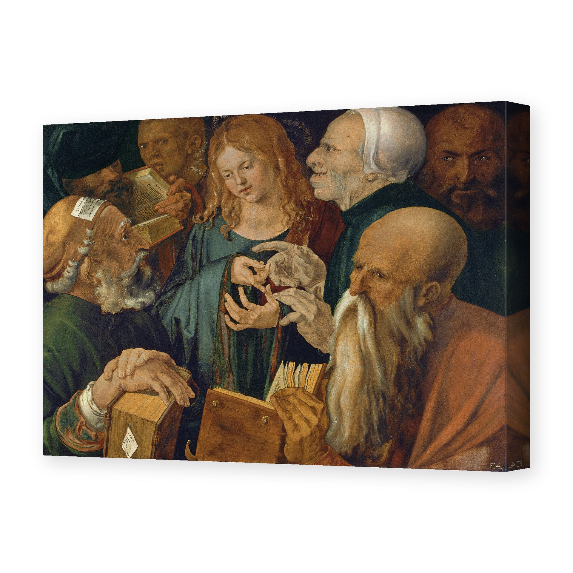 Albrecht Durer - Christ Among the Doctors - gallery wrap hero
