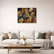Albrecht Durer - Christ Among the Doctors - poster print lifestyle living room 2 unframed