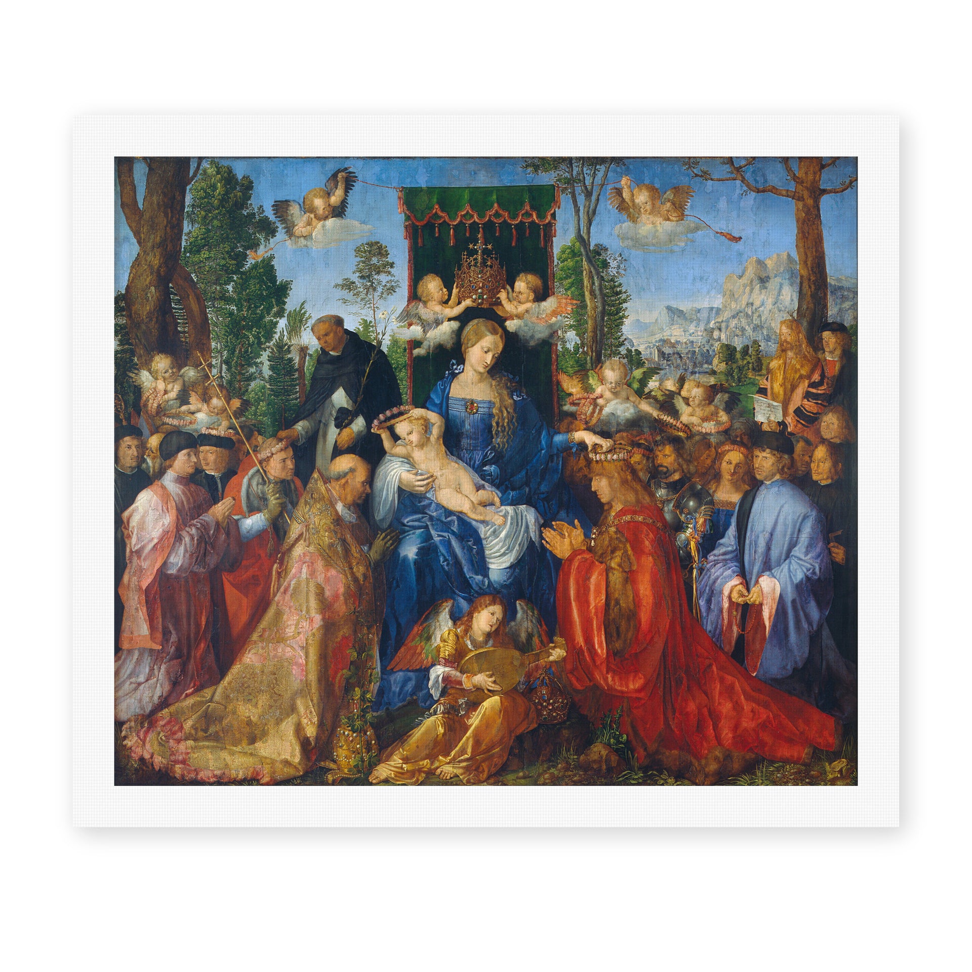 Albrecht Durer - Feast of Rose Garlands - canvas print hero