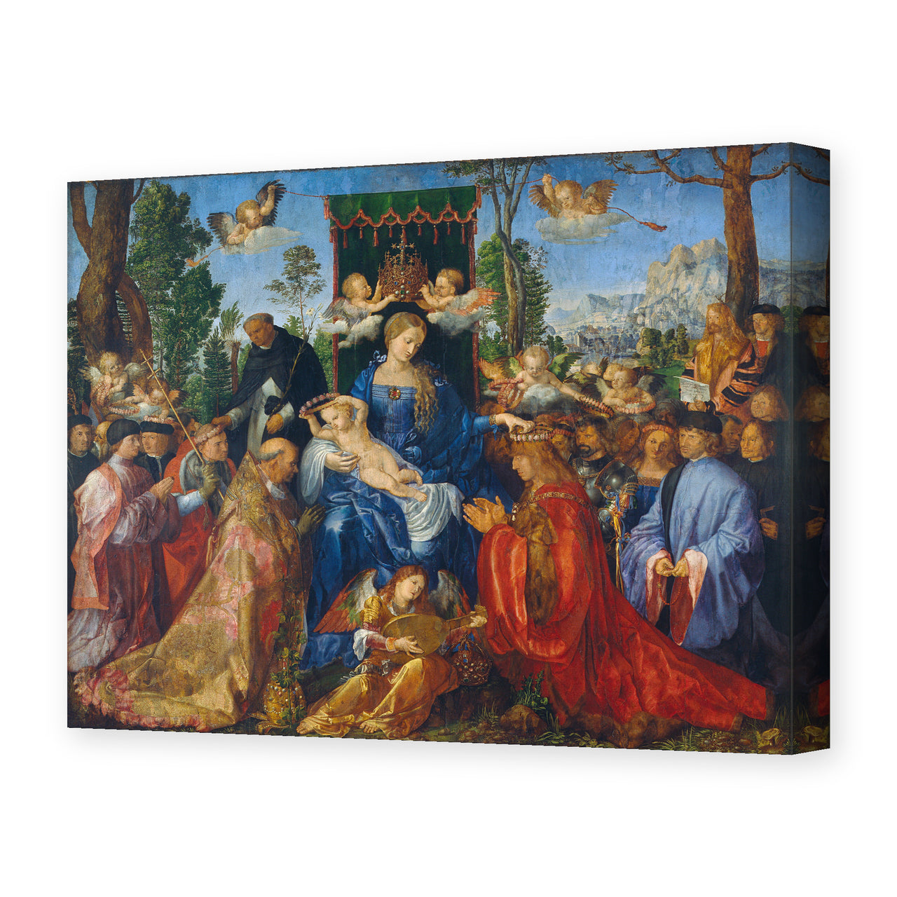 Albrecht Durer - Feast of Rose Garlands - gallery wrap hero