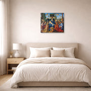 Albrecht Durer - Feast of Rose Garlands - poster print lifestyle bedroom unframed