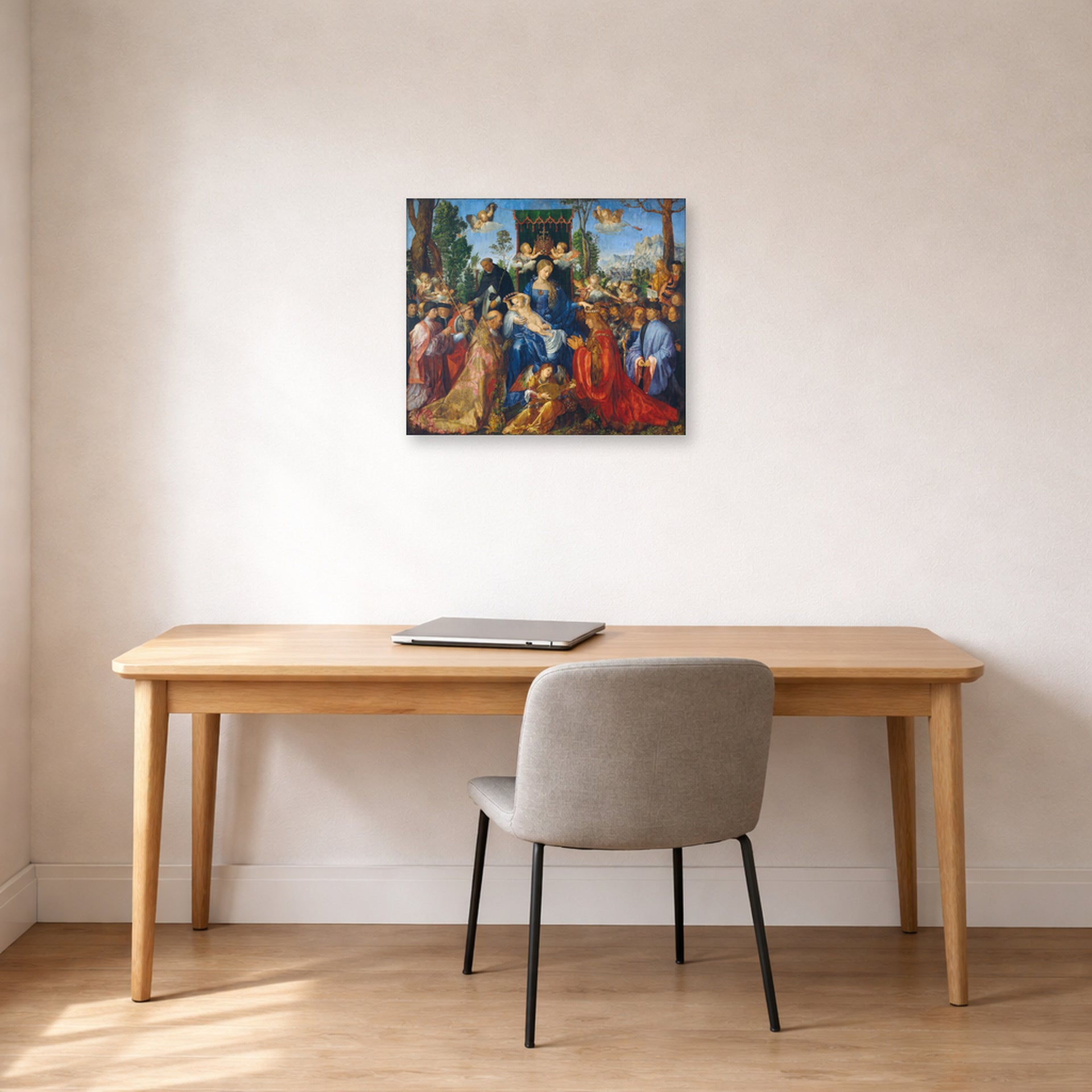 Albrecht Durer - Feast of Rose Garlands - poster print lifestyle office unframed