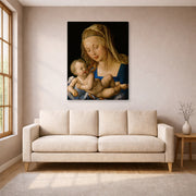 Albrecht Durer - Madonna of the Pear - gallery wrap lifestyle living room 1