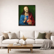 Albrecht Durer - Salvator Mundi - poster print lifestyle living room 2 unframed