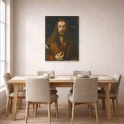 Albrecht Durer - Self Portrait at the Age of Twenty Eight 1500 - poster print lifestyle dining unframed