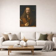 Albrecht Durer - Self Portrait at the Age of Twenty Eight 1500 - poster print lifestyle living room 2 unframed