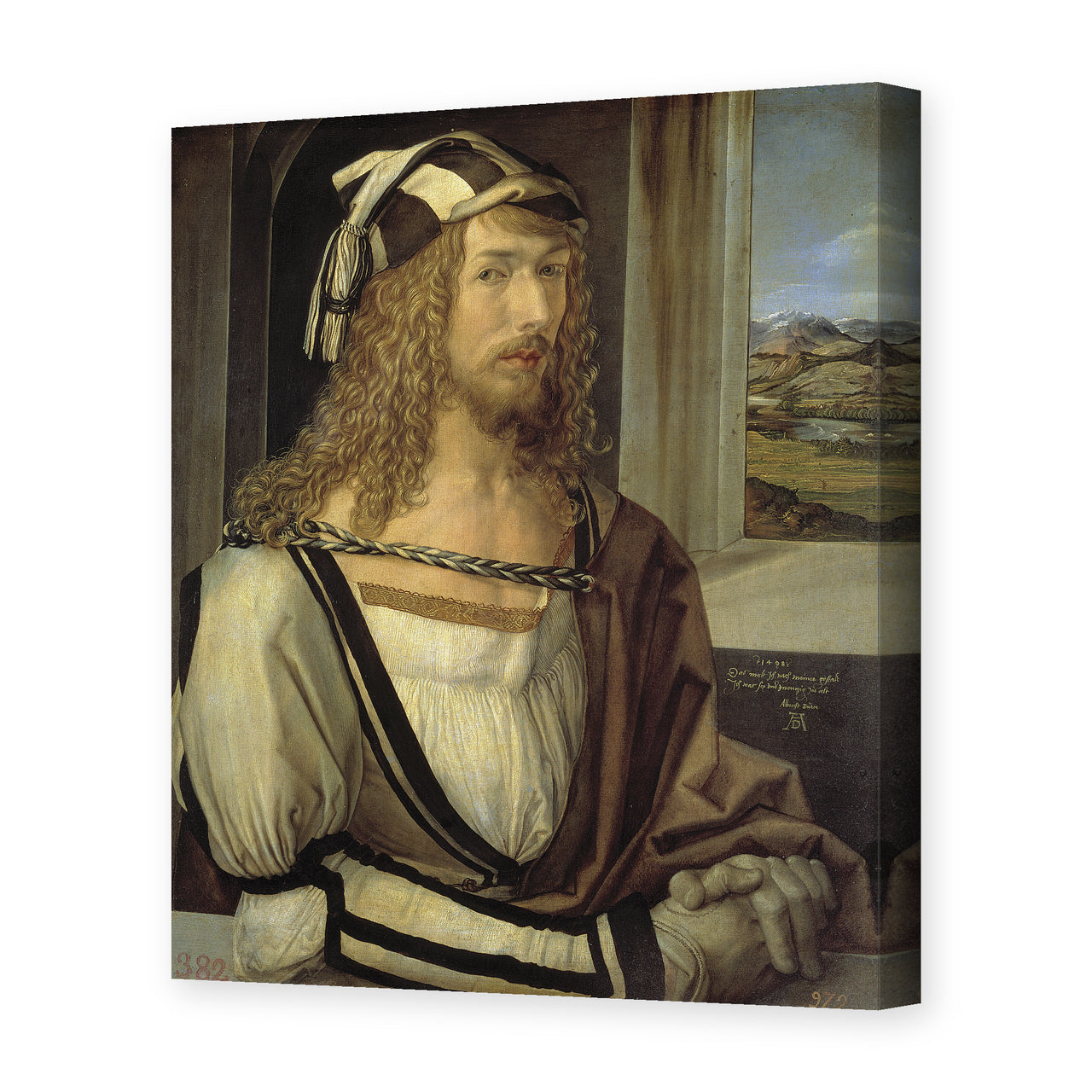 Albrecht Durer - Self Portrait at the Age of Twenty Six 1498 - gallery wrap hero