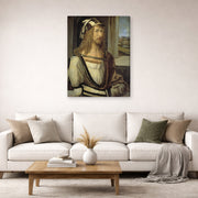 Albrecht Durer - Self Portrait at the Age of Twenty Six 1498 - gallery wrap lifestyle living room 2