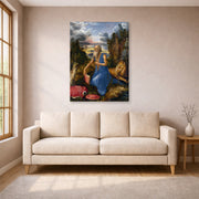 Albrecht Durer - St Jerome in the Wilderness - gallery wrap lifestyle living room 1