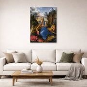 Albrecht Durer - St Jerome in the Wilderness - gallery wrap lifestyle living room 2