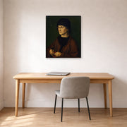 Albrecht Durer - The Elder with a Rosary - gallery wrap lifestyle office
