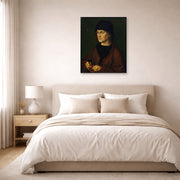 Albrecht Durer - The Elder with a Rosary - poster print lifestyle bedroom unframed