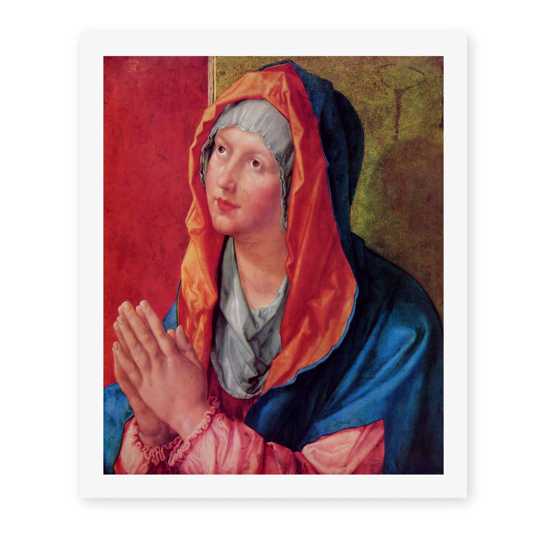 Albrecht Durer - The Virgin Mary in Prayer - canvas print hero