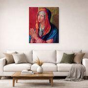 Albrecht Durer - The Virgin Mary in Prayer - gallery wrap lifestyle living room 2